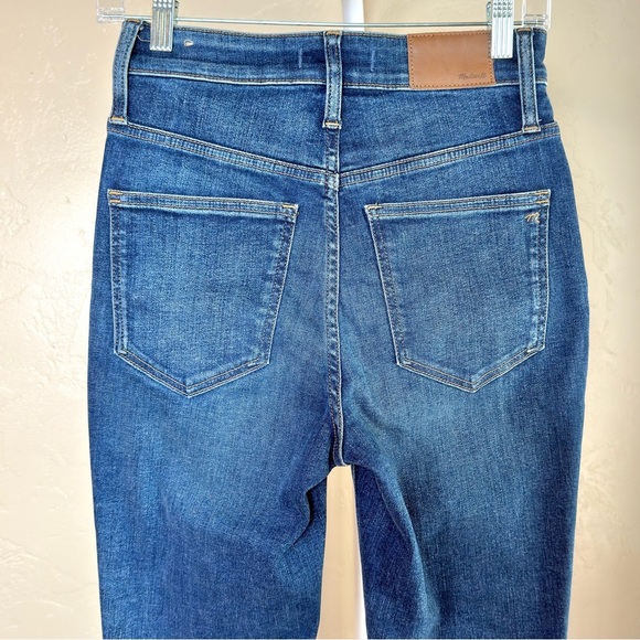 Madewell Curvy High-Rise Skinny Jeans Blue Wash Size 24 - Picture 4 of 8